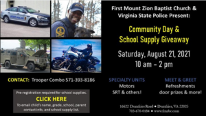 back to school.virginia state police