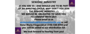 Seniors' Ministry